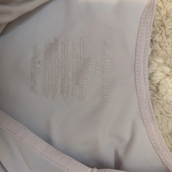 EUC Danskin Now Pink Lined Leotard And Skirt Girls XS 4/5 - Picture 2 of 3